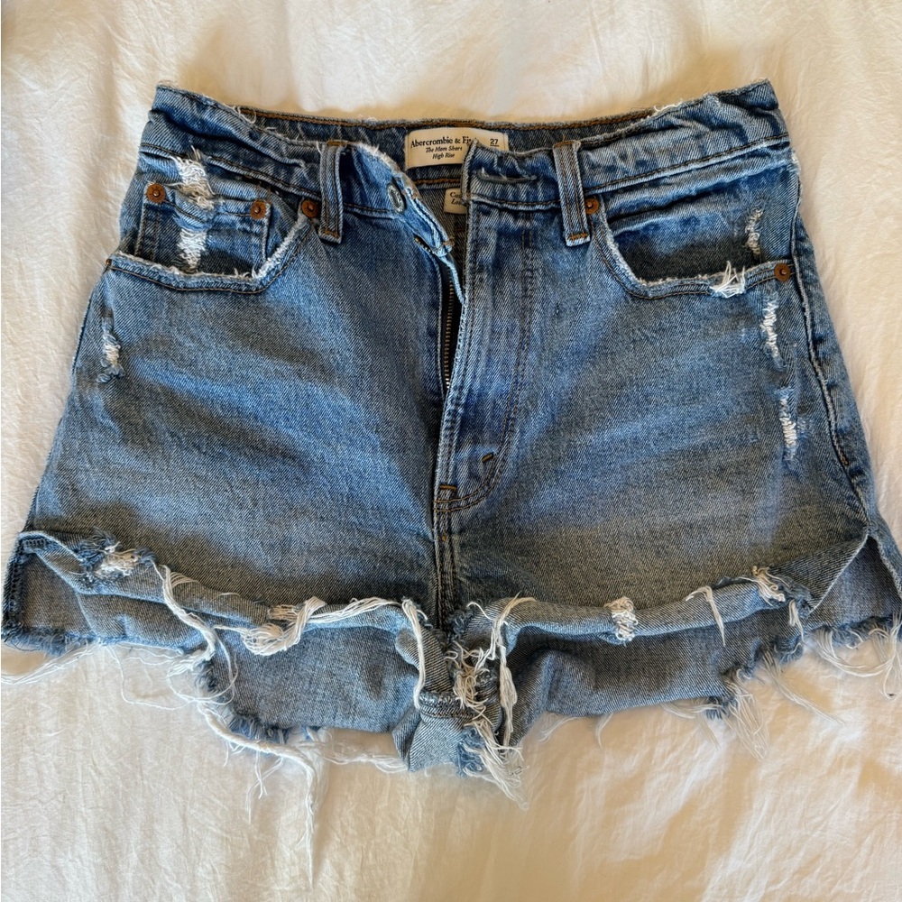 Abercrombie & Fitch Blue Jean Shorts